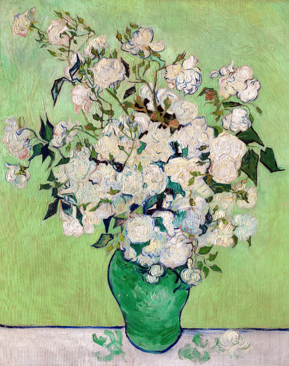 'Roses' Still Life by Vincent Van Gogh. Garden Flowers Open Edition Fine Art Print. Historic Art - Image 4