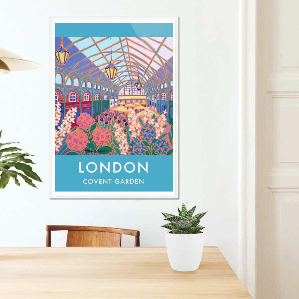 Vintage Style Travel Art Poster Print by Joanne Short of Covent Garden, London - Image 7