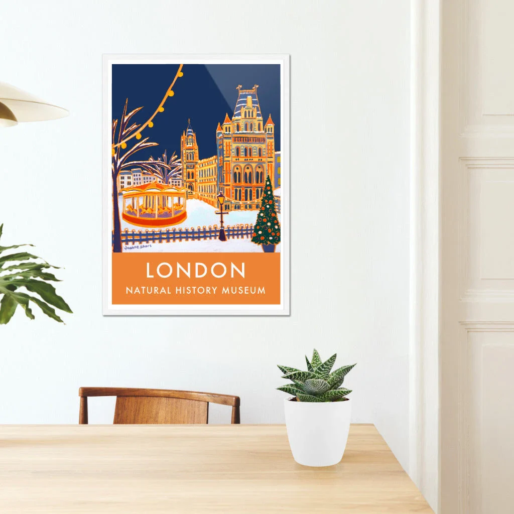 Vintage Style London Travel Poster Print by Joanne Short of The Natural History Museum, London - Image 6