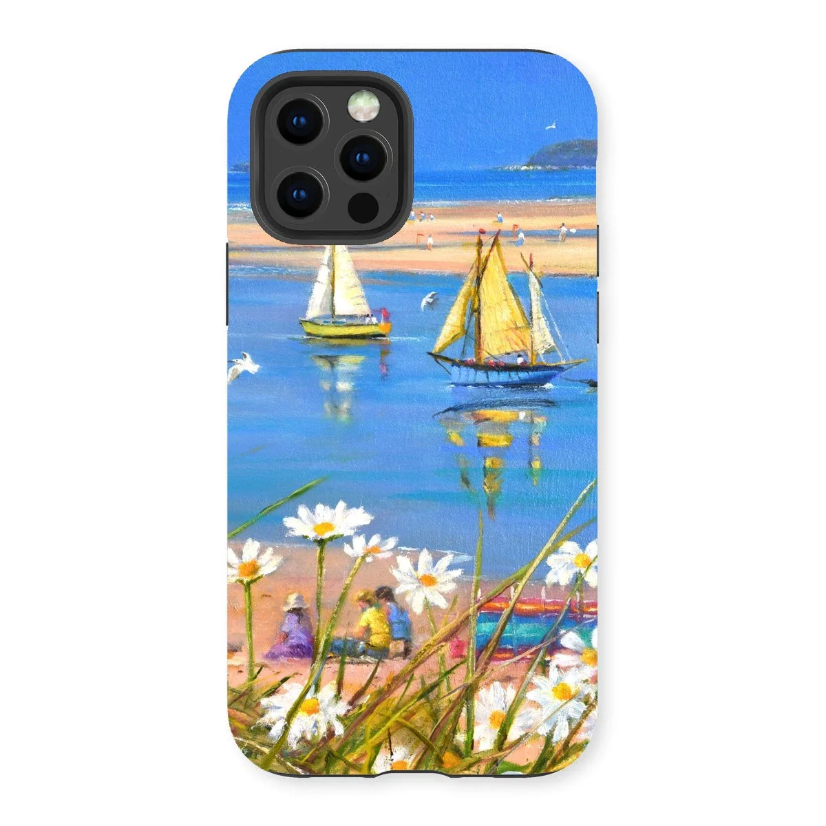 Tough Art Phone Case. 'Warmth of the Day, Hayle'. Artist Ted Dyer. Cornwall Art Gallery - Image 3
