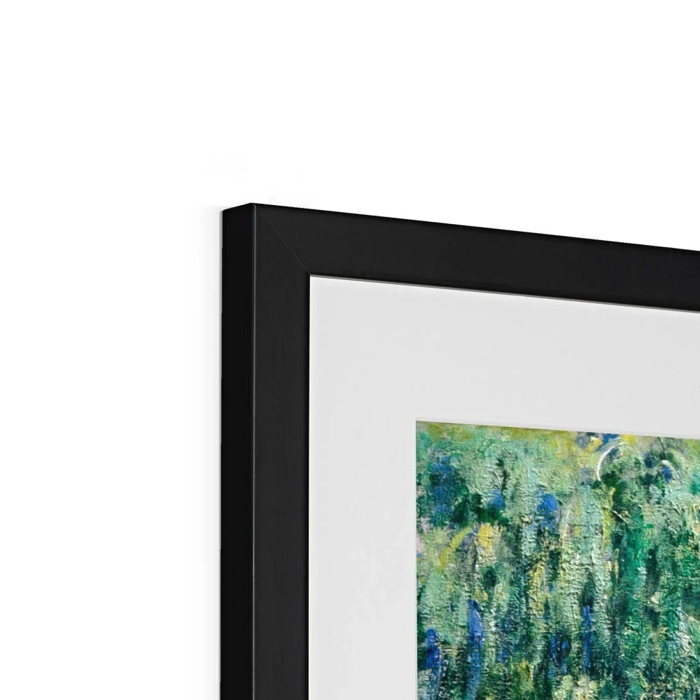 Claude Monet Framed Open Edition Art Print. 'Water Lilies and Japanese Bridge'. Giverny Garden. Art Gallery Historic Art - Image 10
