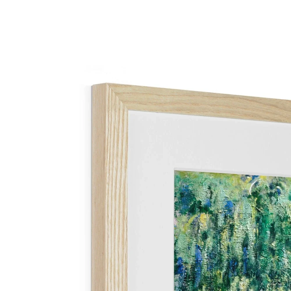 Claude Monet Framed Open Edition Art Print. 'Water Lilies and Japanese Bridge'. Giverny Garden. Art Gallery Historic Art - Image 12