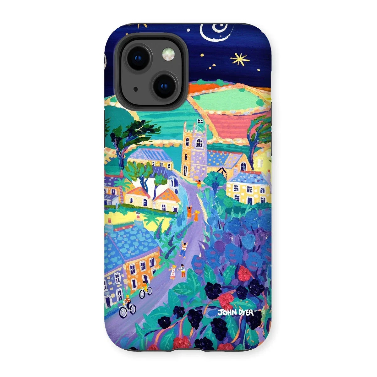 Tough Art iPhone Case. Zennor. Artist John Dyer. Cornwall Art Gallery