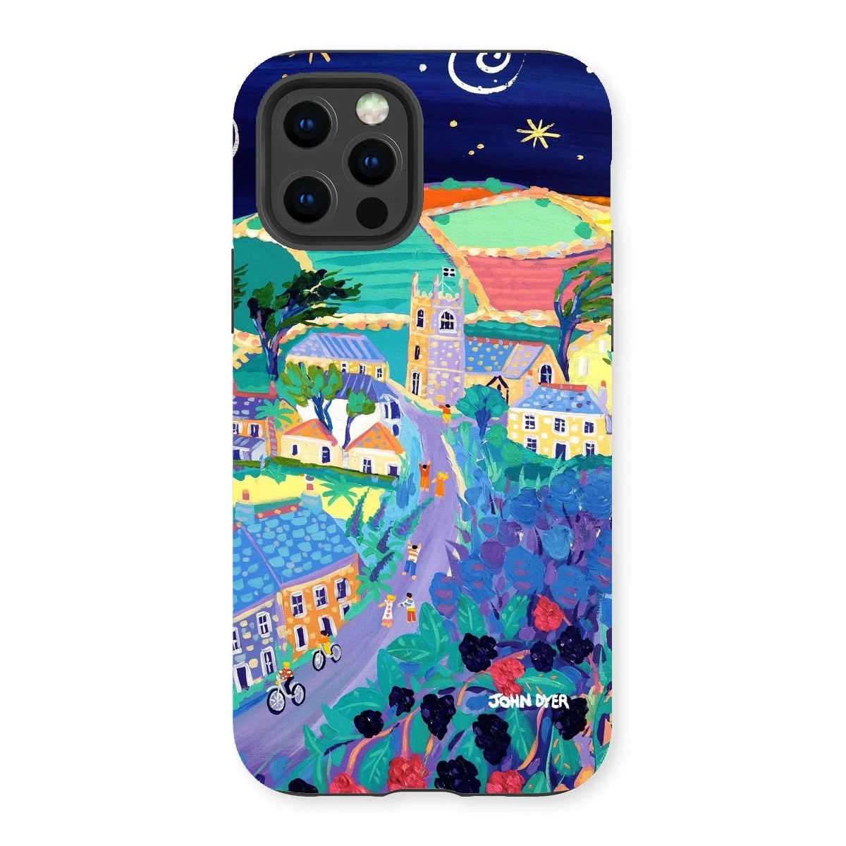 Tough Art iPhone Case. Zennor. Artist John Dyer. Cornwall Art Gallery - Image 3