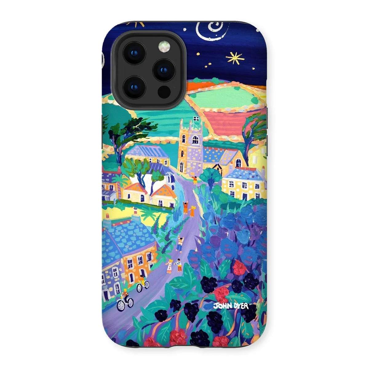 Tough Art iPhone Case. Zennor. Artist John Dyer. Cornwall Art Gallery - Image 4